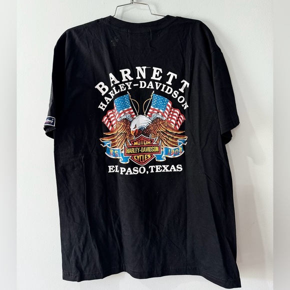 KAITONG Outfitters Custom Fit Black Barnett Harley Davidson Shirt Size XL - Picture 2 of 4